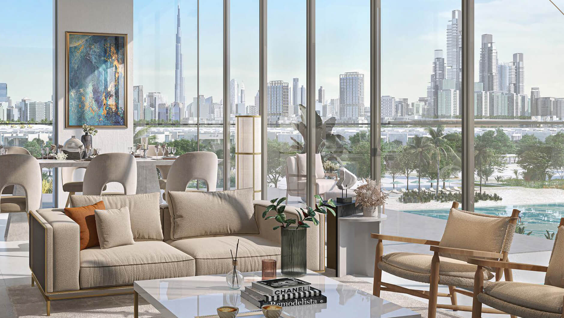 panoramic 3-bedroom apartment in dubai